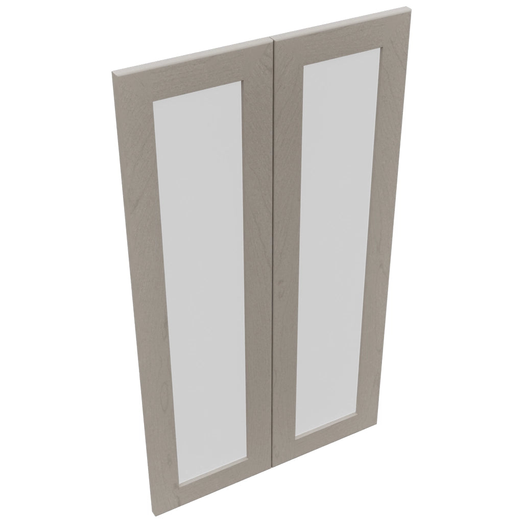 Fabuwood Galaxy Horizon DS GDW2442 Wall Glass Door, Top View