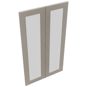 Fabuwood Galaxy Horizon DS GDW2442 Wall Glass Door, Top View