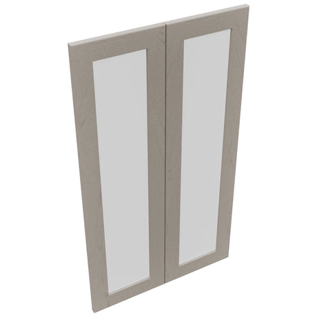 Fabuwood Galaxy Horizon DS GDW2442 Wall Glass Door, Top View