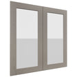 Fabuwood Galaxy Horizon DS GDW3030 Wall Glass Door, Front View