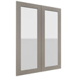 Fabuwood Galaxy Horizon DS GDW3039 Wall Glass Door, Front View