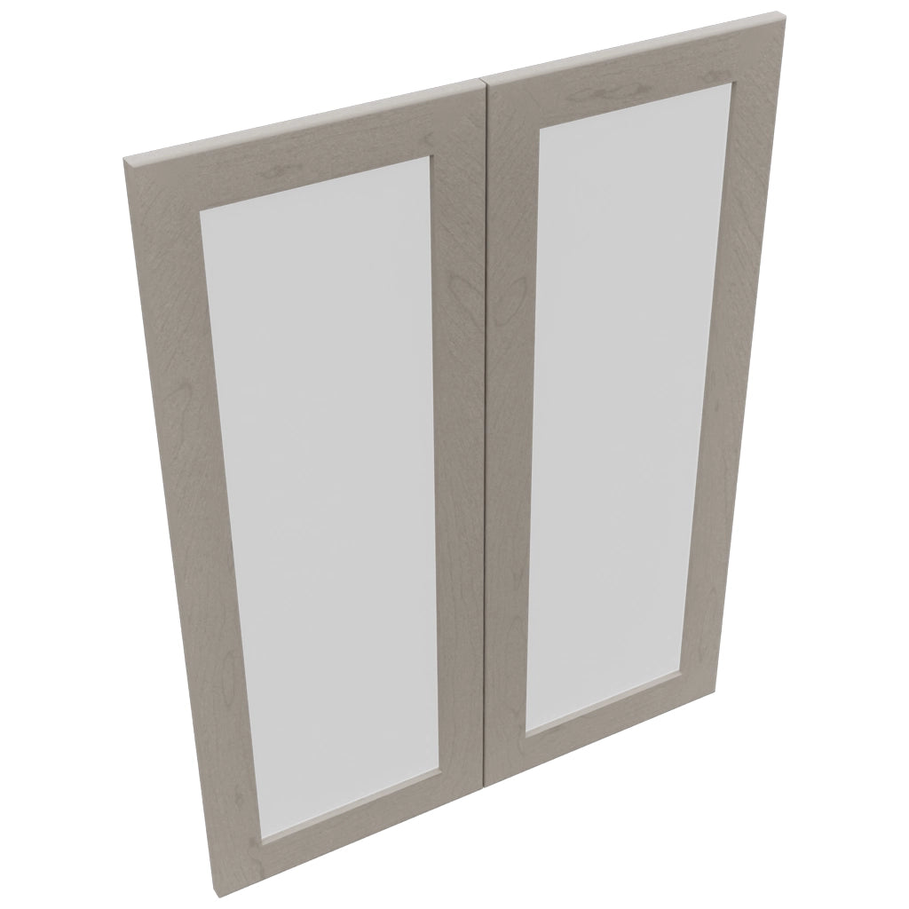 Fabuwood Galaxy Horizon DS GDW3039 Wall Glass Door, Top View