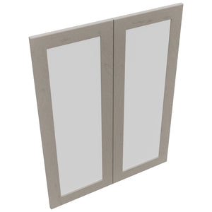 Fabuwood Galaxy Horizon DS GDW3039 Wall Glass Door, Top View
