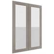 Fabuwood Galaxy Horizon DS GDW3042 Wall Glass Door, Front View