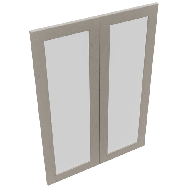 Fabuwood Galaxy Horizon DS GDW3042 Wall Glass Door, Top View