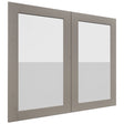 Fabuwood Galaxy Horizon DS GDW3630 Wall Glass Door, Front View