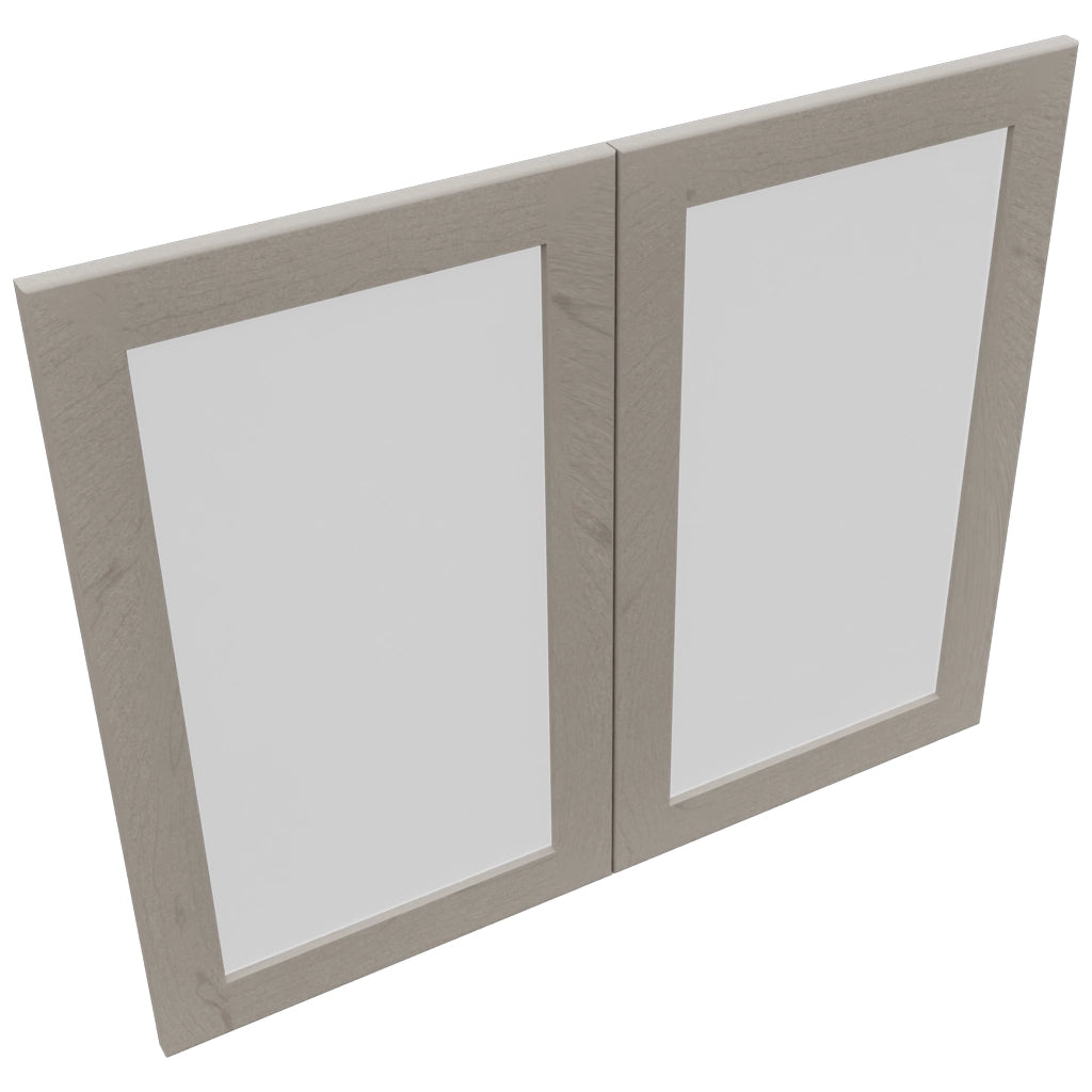 Fabuwood Galaxy Horizon DS GDW3630 Wall Glass Door, Top View