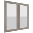 Fabuwood Galaxy Horizon DS GDW3636 Wall Glass Door, Front View