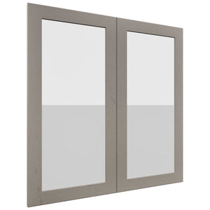 Fabuwood Galaxy Horizon DS GDW3636 Wall Glass Door, Front View