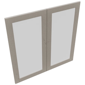 Fabuwood Galaxy Horizon DS GDW3636 Wall Glass Door, Top View