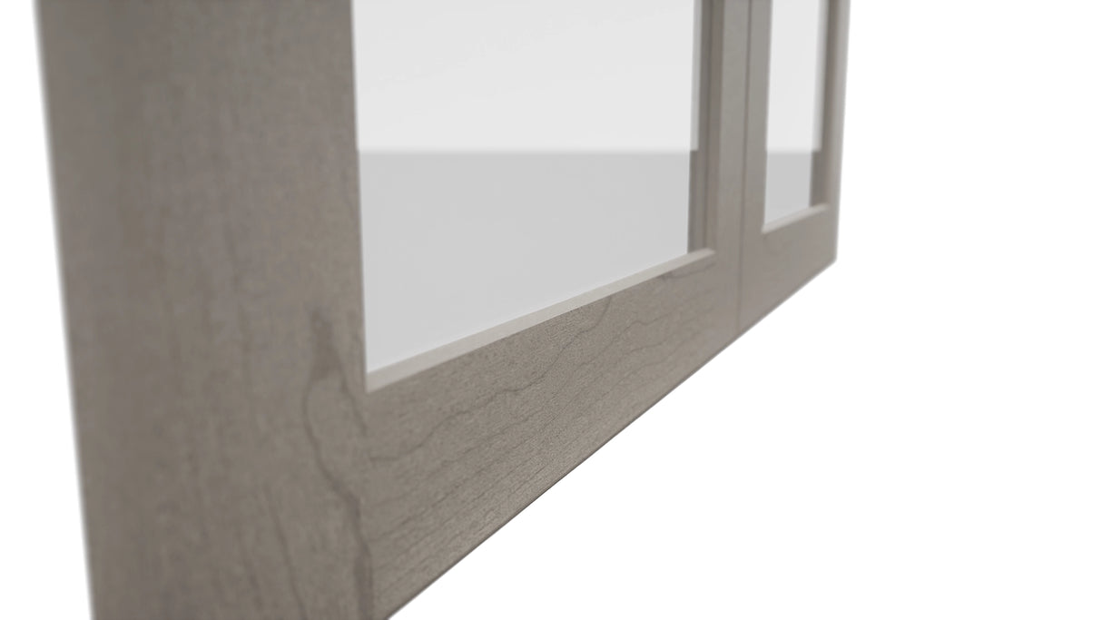 Fabuwood Galaxy Horizon DS GDW3636 Wall Glass Door, Detail View
