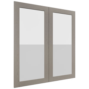 Fabuwood Galaxy Horizon DS GDW3639 Wall Glass Door, Front View