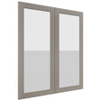 Fabuwood Galaxy Horizon DS GDW3642 Wall Glass Door, Front View