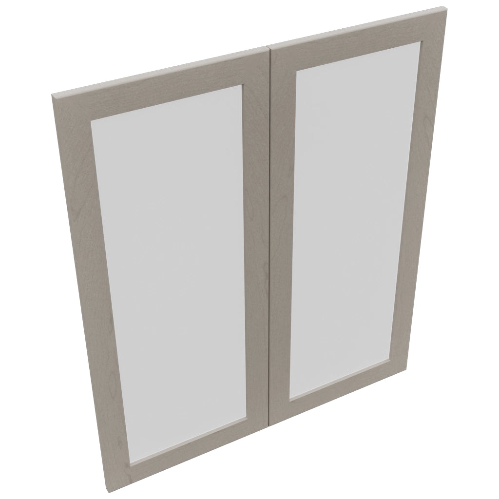 Fabuwood Galaxy Horizon DS GDW3642 Wall Glass Door, Top View