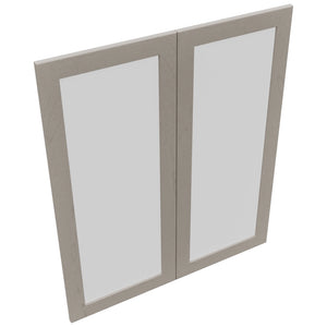 Fabuwood Galaxy Horizon DS GDW3642 Wall Glass Door, Top View