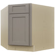 Fabuwood Galaxy Horizon DSB36 Base Corner Diagonal Sink Cabinet, Front View