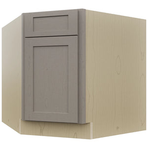 Fabuwood Galaxy Horizon DSB36 Base Corner Diagonal Sink Cabinet, Front View