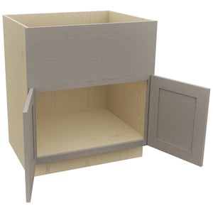 Fabuwood Galaxy Horizon FS30 Base Farm Sink Cabinet, Open View