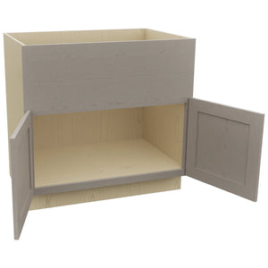 Fabuwood Galaxy Horizon FS36 Base Farm Sink Cabinet, Open View