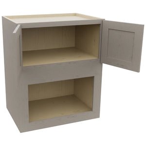 Fabuwood Galaxy Horizon MC303621 Wall Microwave Cabinet, Open View