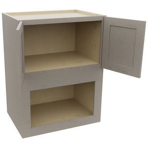 Fabuwood Galaxy Horizon MC303921 Wall Microwave Cabinet, Open View