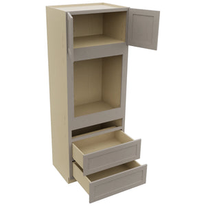 Fabuwood Galaxy Horizon OC3390C Tall Oven Cabinet Combo, Open View