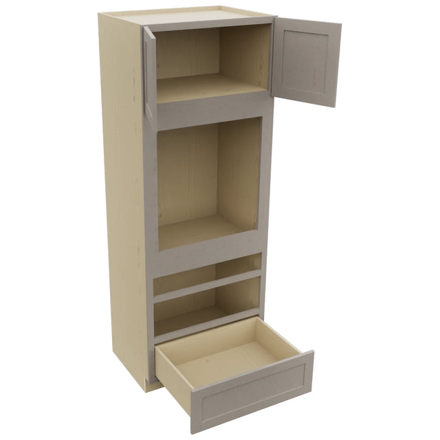 Fabuwood Galaxy Horizon OC3390D Tall Oven Cabinet Double, Open View