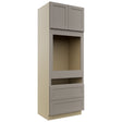 Fabuwood Galaxy Horizon OC3393C Tall Oven Cabinet Combo, Front View