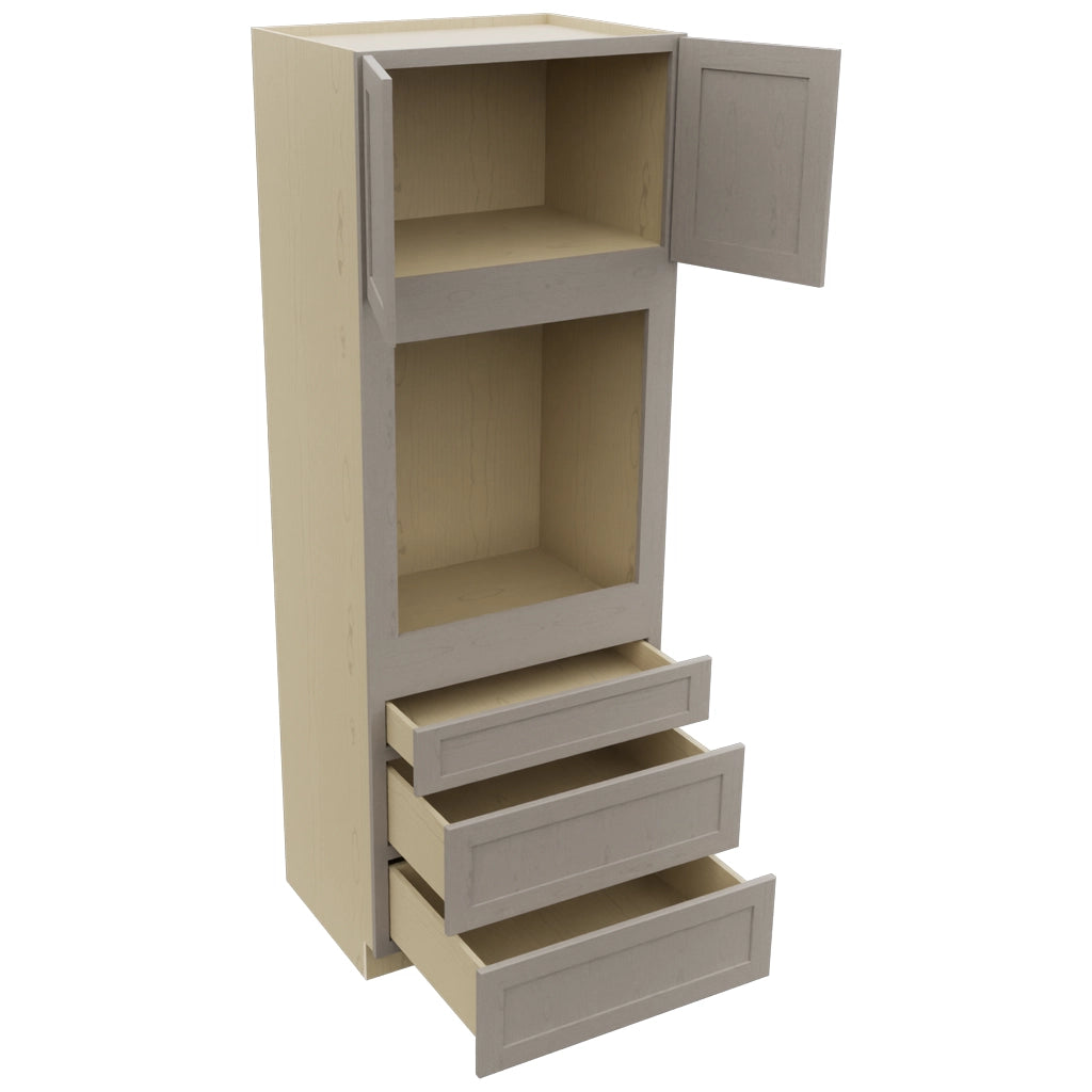 Fabuwood Galaxy Horizon OC3393S Tall Oven Cabinet Single, Open View
