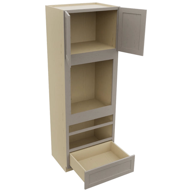 Fabuwood Galaxy Horizon OC3396D Tall Oven Cabinet Double, Open View