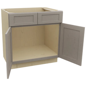 Fabuwood Galaxy Horizon SB33 Base Sink Cabinet, Open View