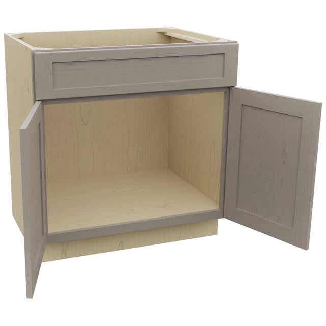 Fabuwood Galaxy Horizon SB33SDF Base Sink Cabinet, Open View