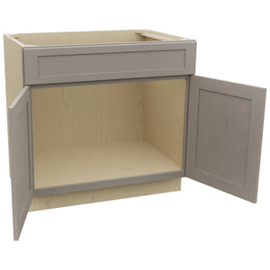Fabuwood Galaxy Horizon SB36SDF Base Sink Cabinet, Open View