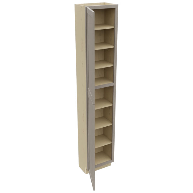 Fabuwood Galaxy Horizon TP181296 Tall Pantry Cabinet, Open View