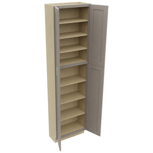 Fabuwood Galaxy Horizon TP241290 Tall Pantry Cabinet, Open View