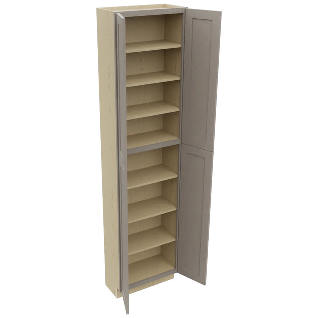 Fabuwood Galaxy Horizon TP241296 Tall Pantry Cabinet, Open View