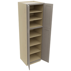 Fabuwood Galaxy Horizon TP242484 Tall Pantry Cabinet, Open View