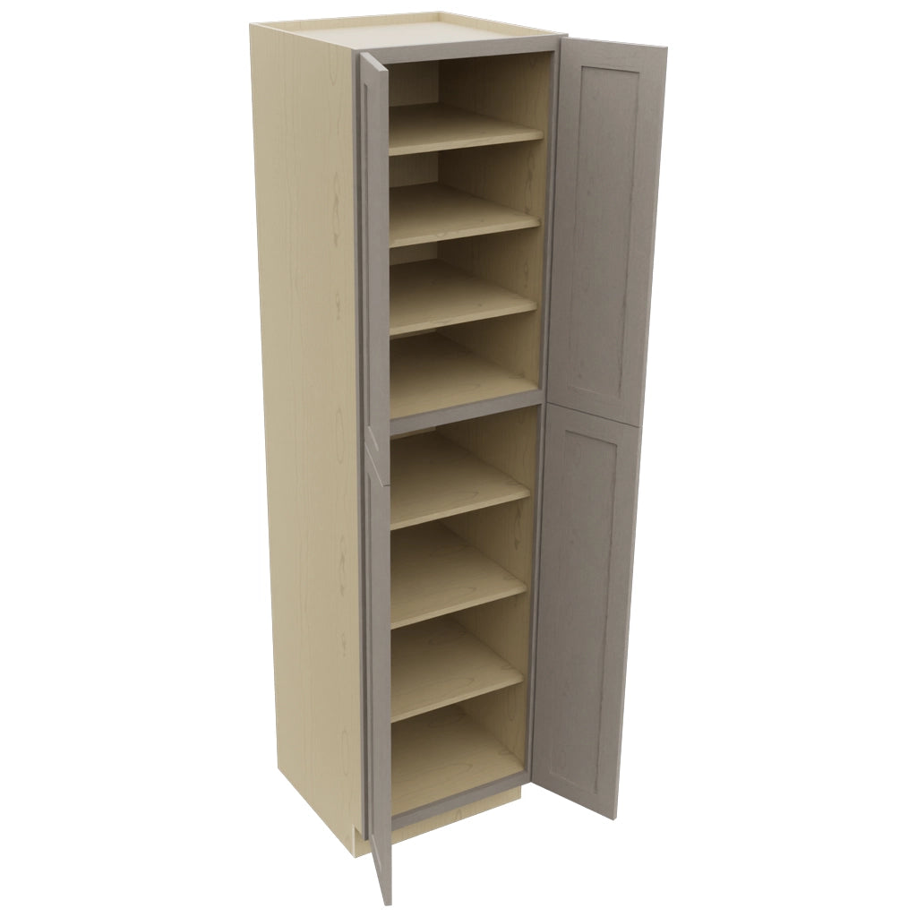 Fabuwood Galaxy Horizon TP242493 Tall Pantry Cabinet, Open View