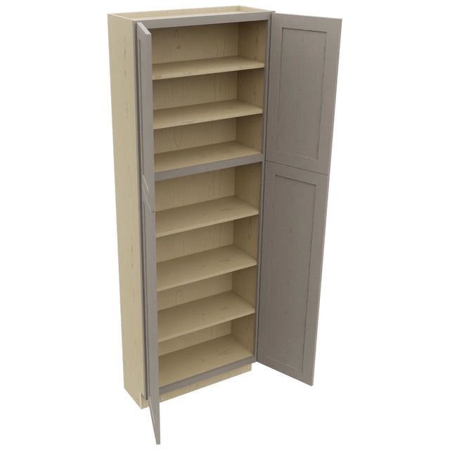 Fabuwood Galaxy Horizon TP301284 Tall Pantry Cabinet, Open View