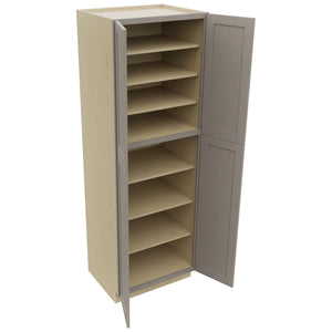 Fabuwood Galaxy Horizon TP302490 Tall Pantry Cabinet, Open View