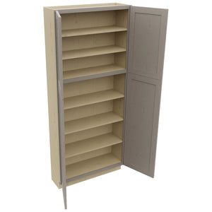 Fabuwood Galaxy Horizon TP361284 Tall Pantry Cabinet, Open View