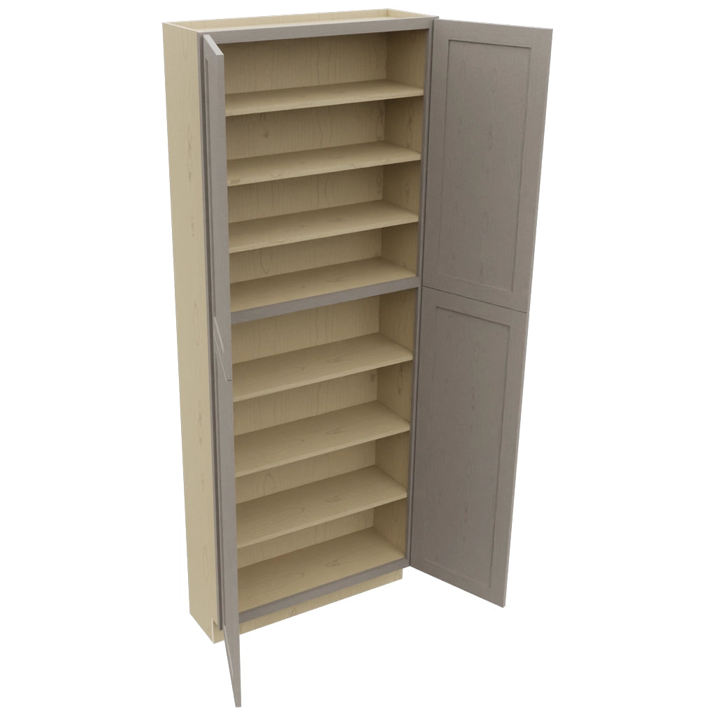 Fabuwood Galaxy Horizon TP361293 Tall Pantry Cabinet, Open View