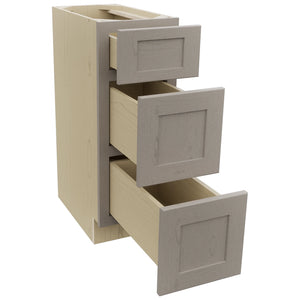 Fabuwood Galaxy Horizon VDB12-34 Vanity Drawer Cabinet, Open View