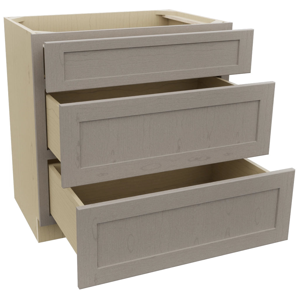 Fabuwood Galaxy Horizon VDB33-34 Vanity Drawer Cabinet, Open View
