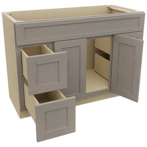 Fabuwood Galaxy Horizon VSD30DR Vanity Combo Cabinet, Open View