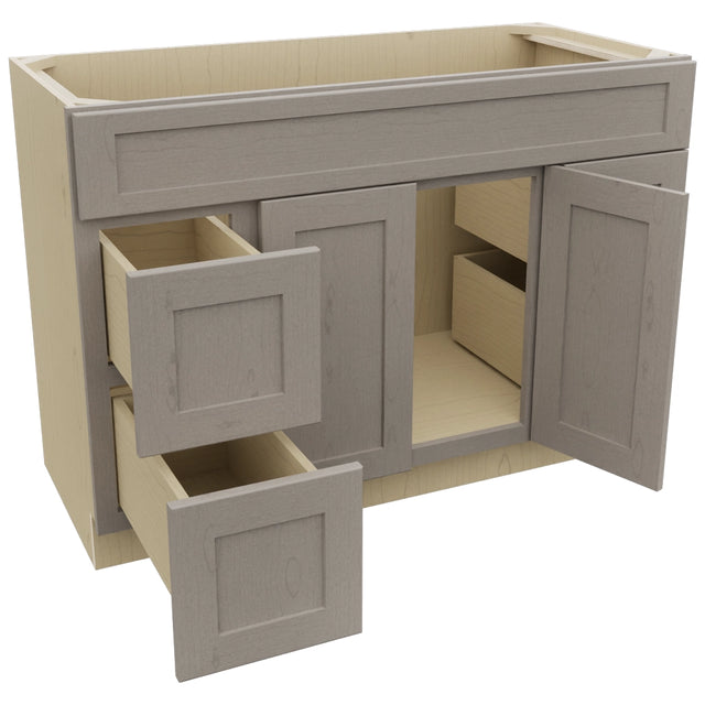 Fabuwood Galaxy Horizon VSD30DR Vanity Combo Cabinet, Open View