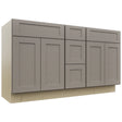 Fabuwood Galaxy Horizon VSD60DOUBLE Vanity Combo Cabinet, Front View