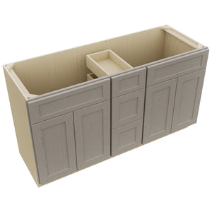 Fabuwood Galaxy Horizon VSD60DOUBLE Vanity Combo Cabinet, Top View