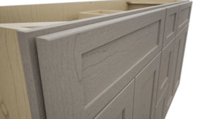 Fabuwood Galaxy Horizon VSD60DOUBLE Vanity Combo Cabinet, Detail View