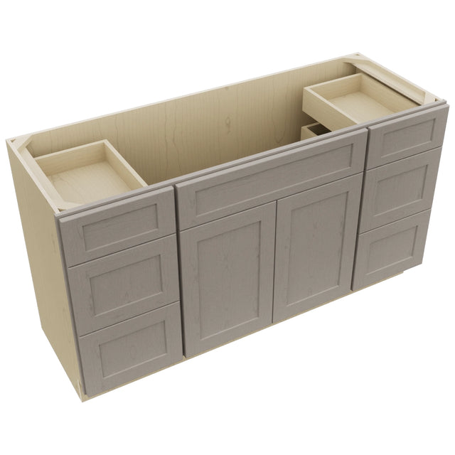 Fabuwood Galaxy Horizon VSD60SINGLE Vanity Combo Cabinet, Top View